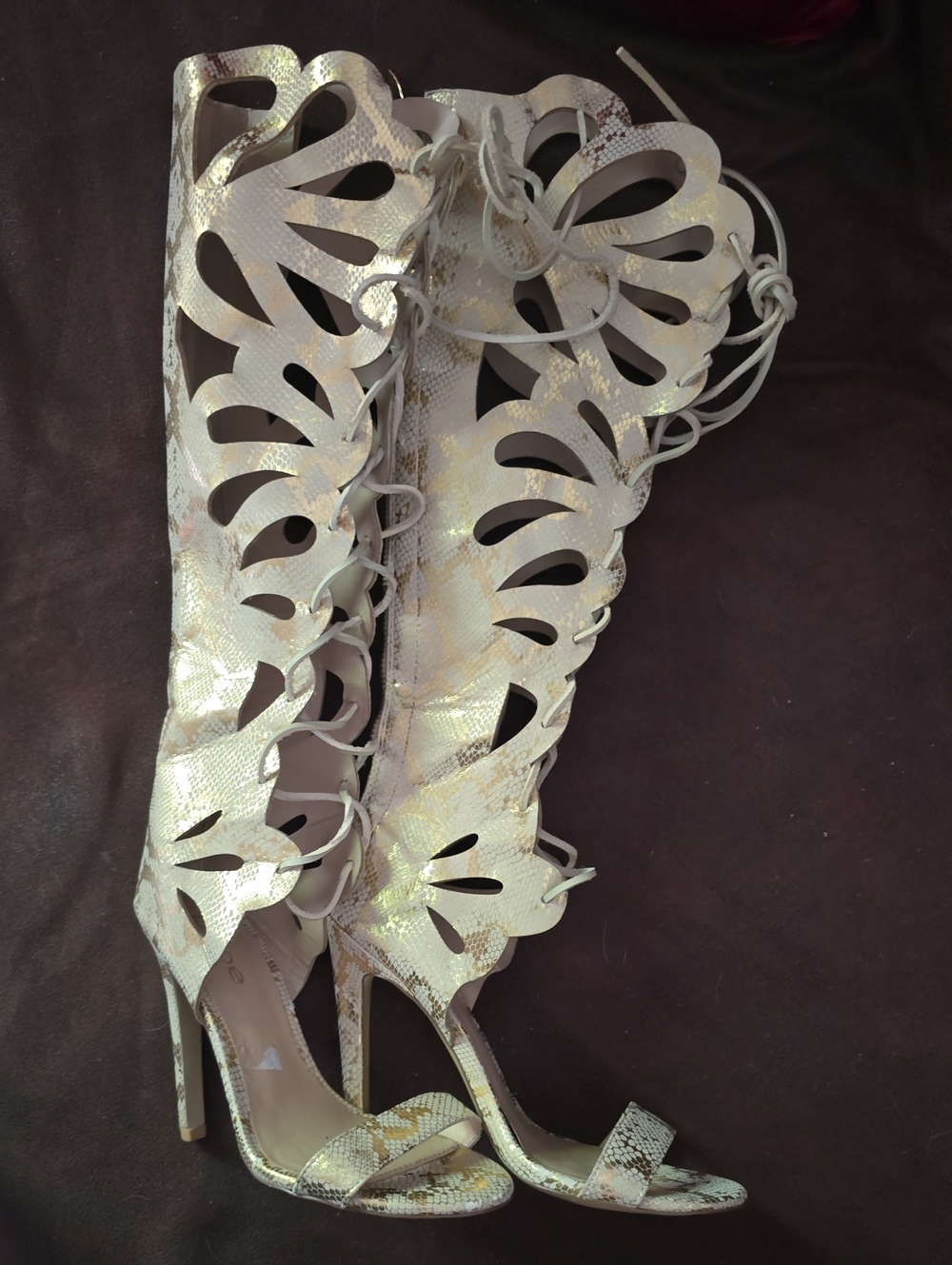 Bebe Cutout Tall Boots